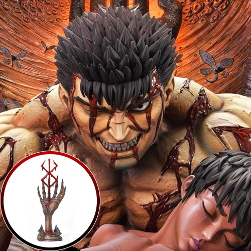 Prime 1 Studio 1/4스케일 Legacy Art 베르세르크 가츠 & 카스카 (보너스파츠포함)